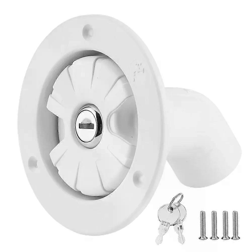 Water Filler Water Filling Port Rustproof Lockable Leakproof with 2 Keys for Boat Trailer