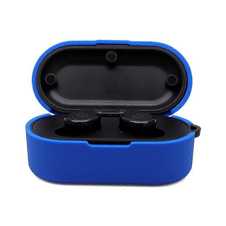 Earphone Case Compatible For TOZO T10, Bluetooth Earbuds Silicone Cover Charging Box Shell Protector with Anti-loss Buckle