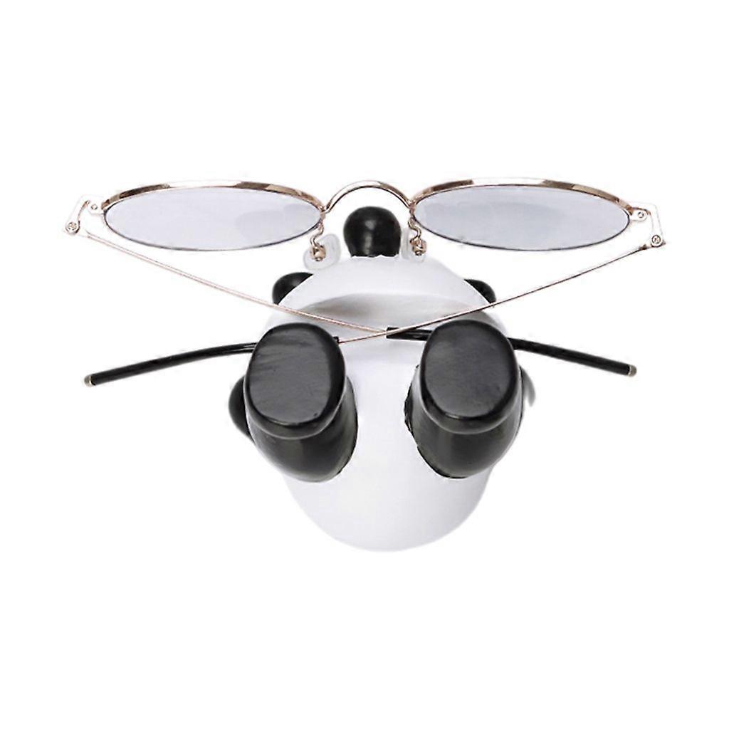 Resin Glasses Display Stand Inverted Panda Eyeglasses Holder Rack for Office