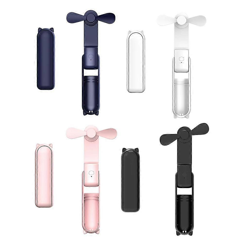3-in-1 Handheld Mini Fan USB Rechargeable, Power Bank & Flashlight