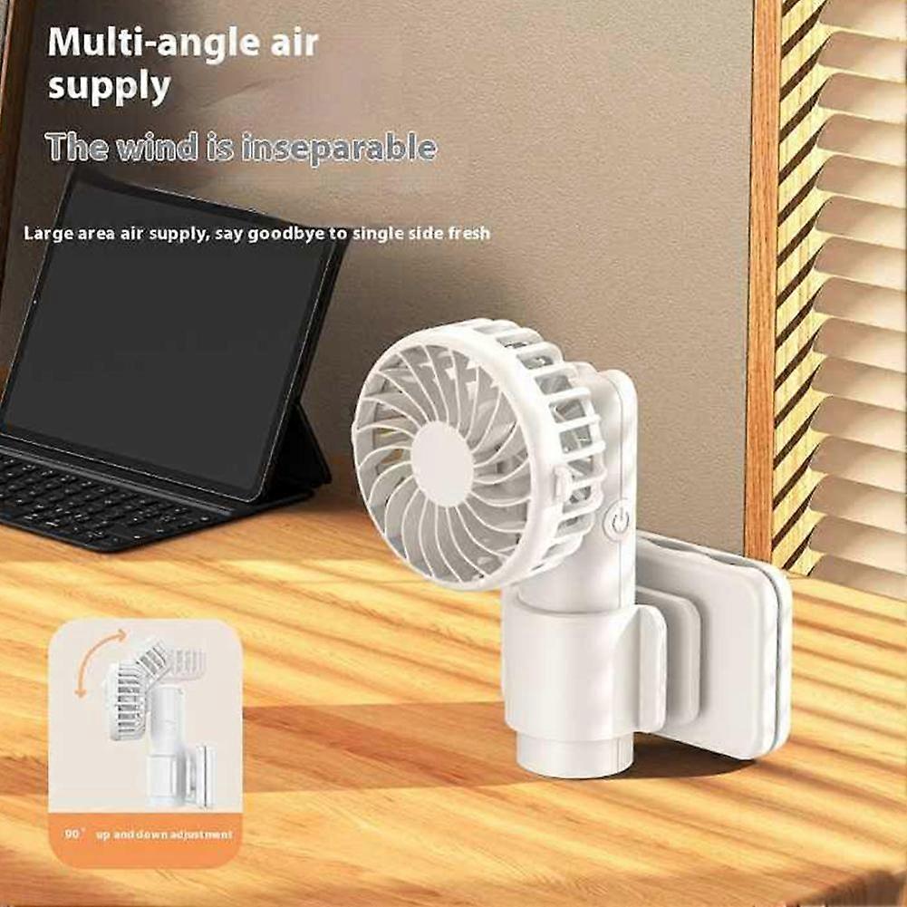 Portable Rechargeable Handheld Fan -Small Quiet Personal Cooler Powered Desk