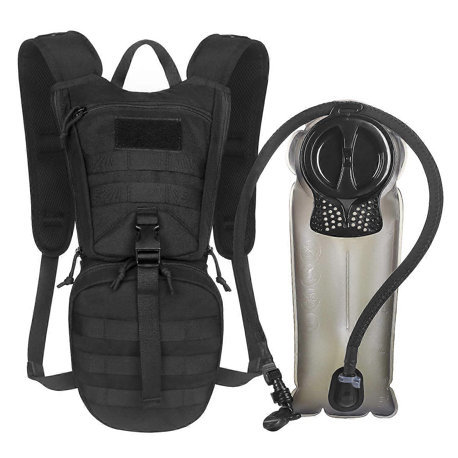 Unigear Tactical Hydration Package Backpack 1050D 3l Water bladder, hiking, black 3L