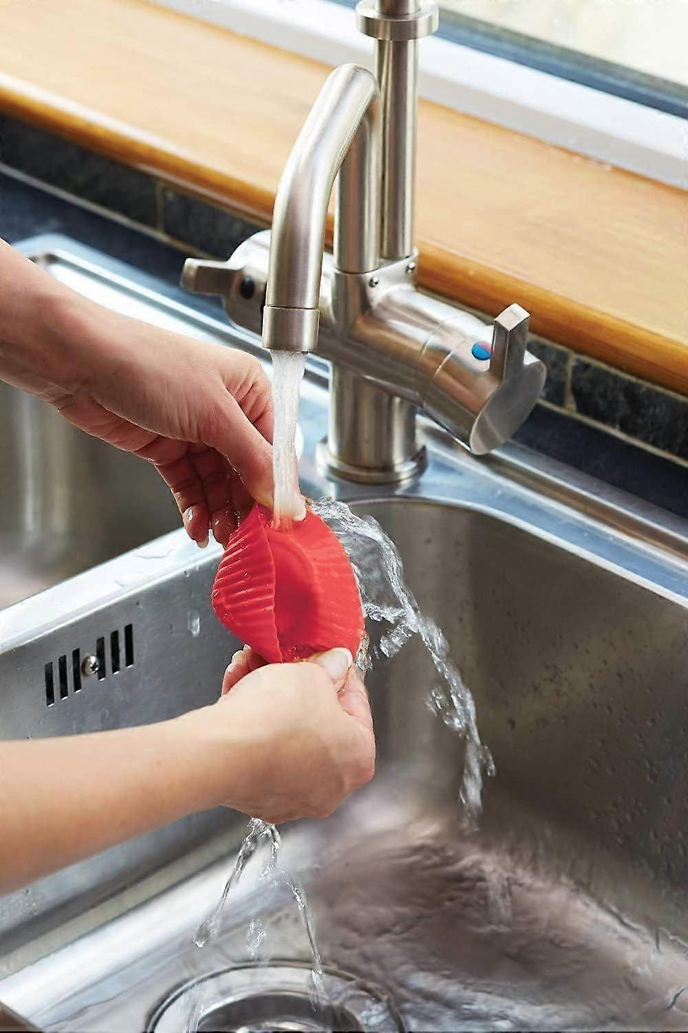 24 Pcs Reusable Silicone Baking Cases Muffin Molds