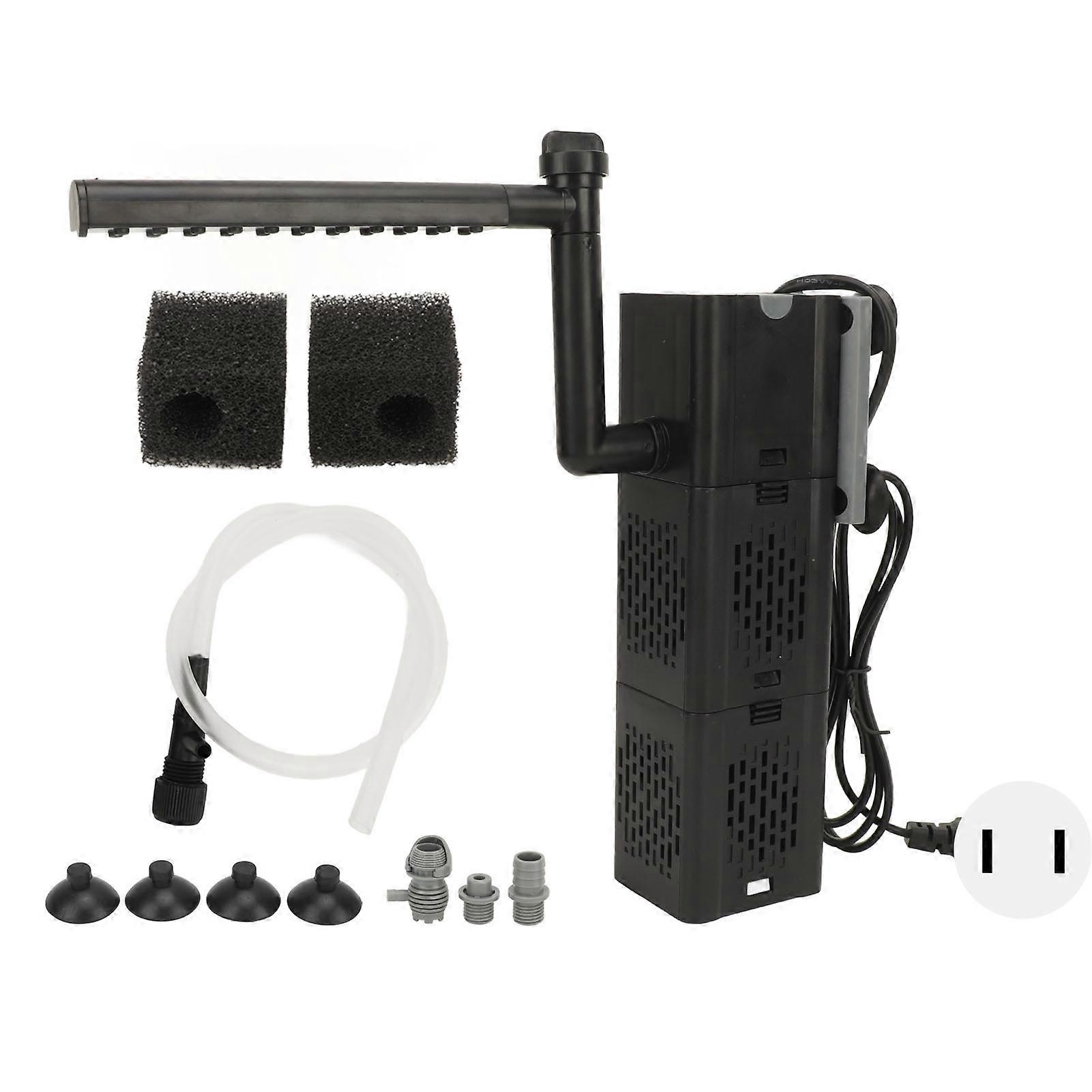 Aquarium Internal Filter Quiet Oxygenation Wave Making Submersible Power Filter Pump for Fish Tank