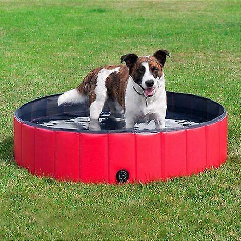 Portable dog pool, 120x30cm, non-slip