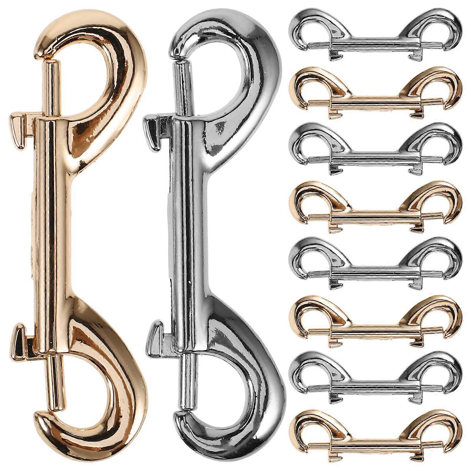 10pcs Double Ended Bolt Snap Hooks Heavy Duty Trigger Snaps Dog Leash Hooks