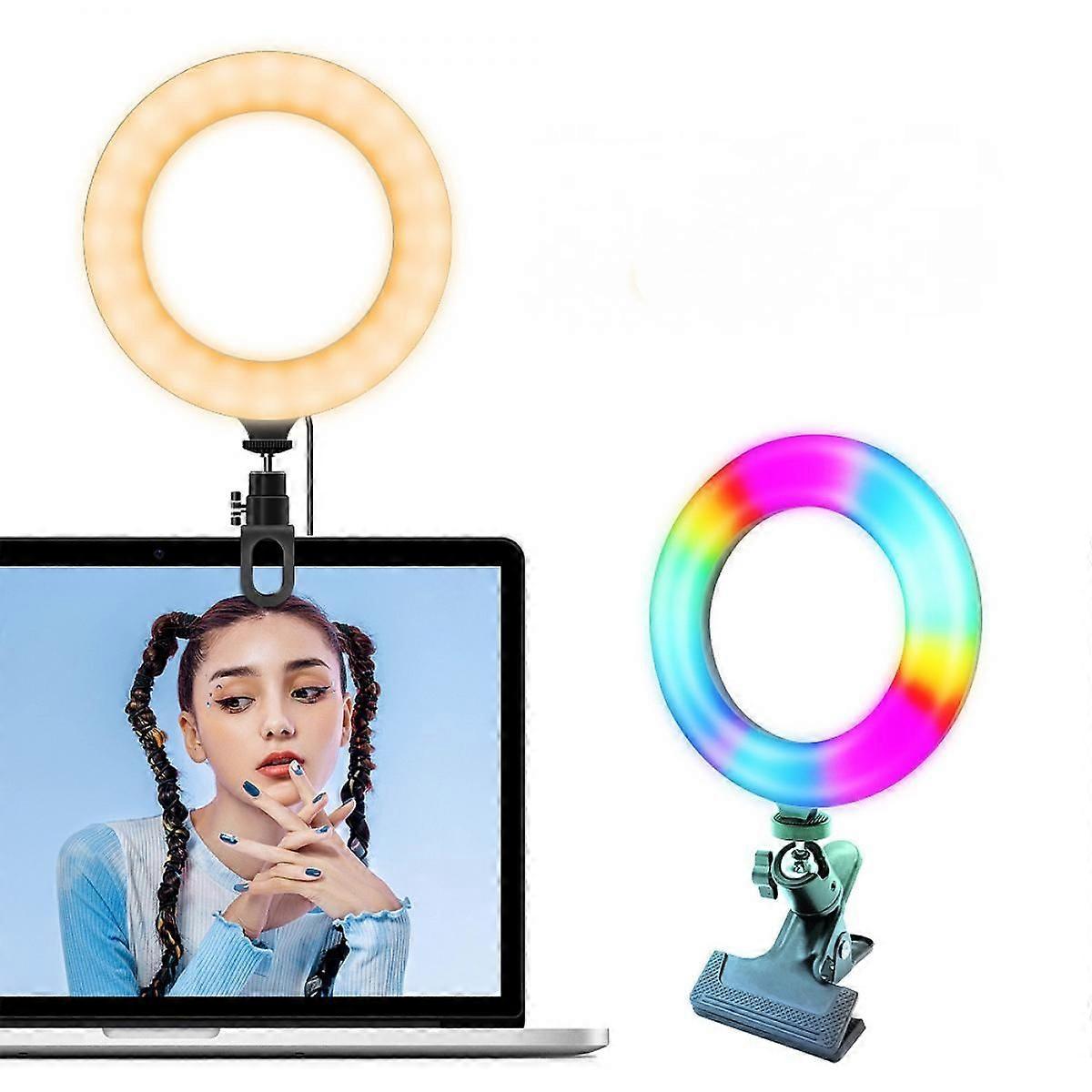 6 Inches Ring Rgb Led Fill Light With Clip