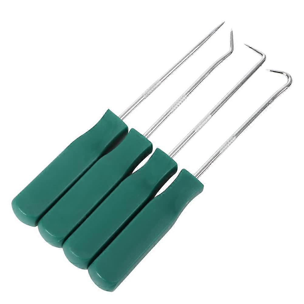 4Pcs 130mm Oil Seal Screwdriver Car ORing Seal Gasket Puller Remover Pick and Hook Tools,Precision Hook and Pick Set for Automotive (4)