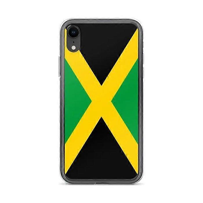 Phone Case - PIXELFORMA - Jamaican Flag - Compatible with iPhone XR - Flexible - Shockproof