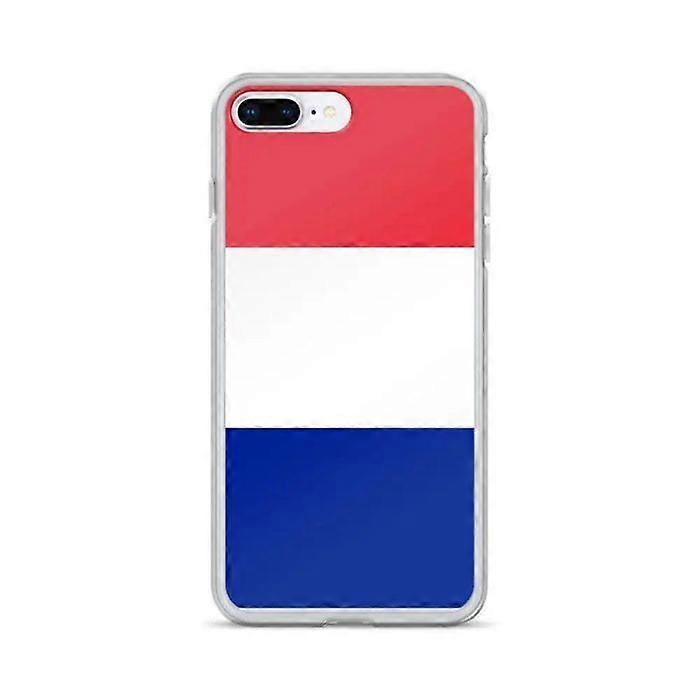 iPhone Case - France Flag - iPhone 8 Plus - Flexible - Multicolor - Vertical
