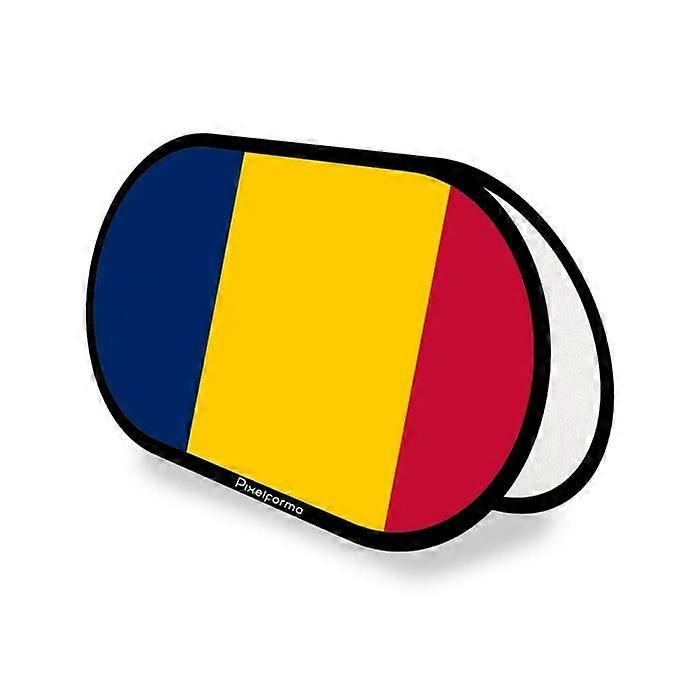 Flag - Oval - Chad - 70 x 120 cm - Polyester - Double-sided print