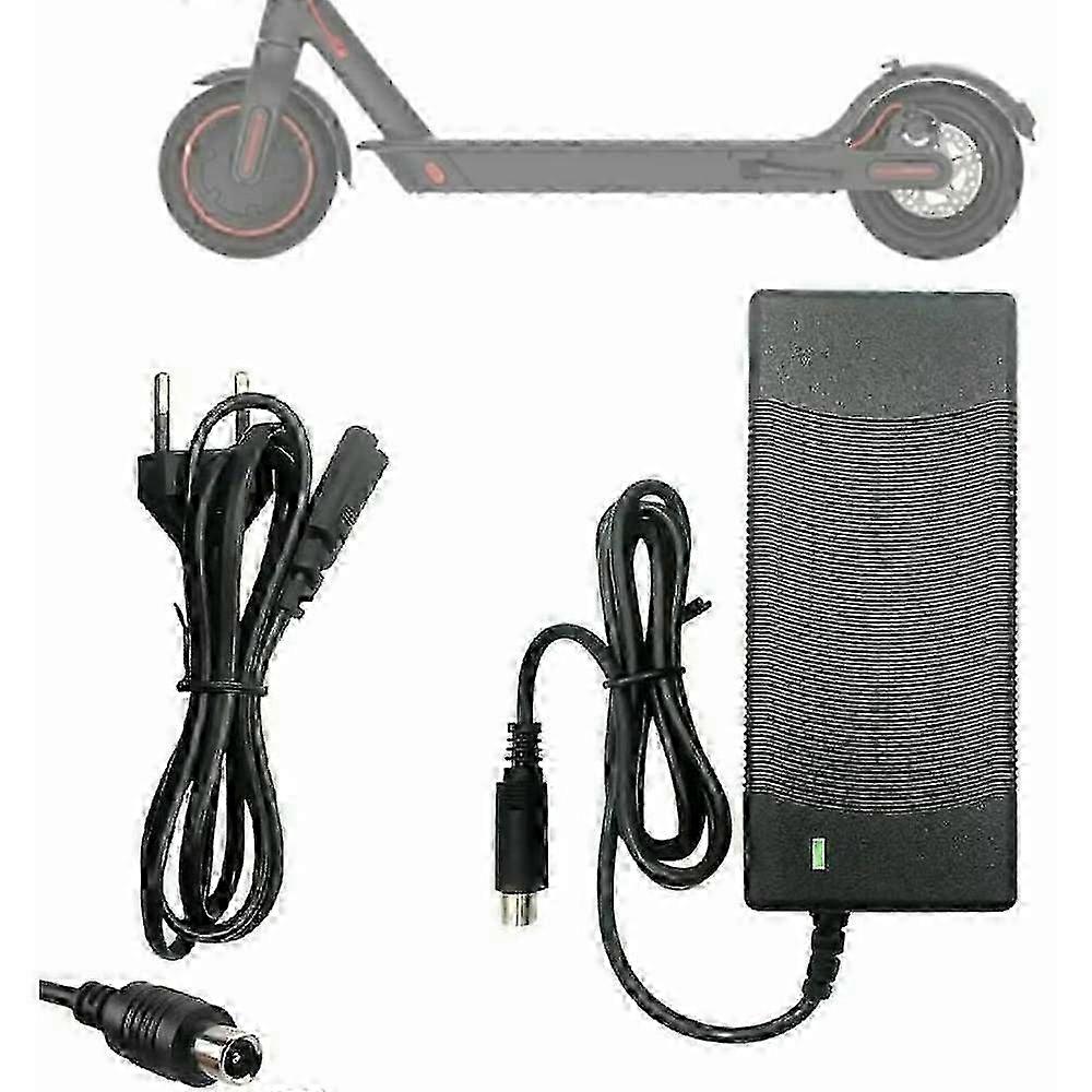Replacement Electric Scooter Charger, Universal Compatibility 42V 2A Adapter with Quick Charge Compa