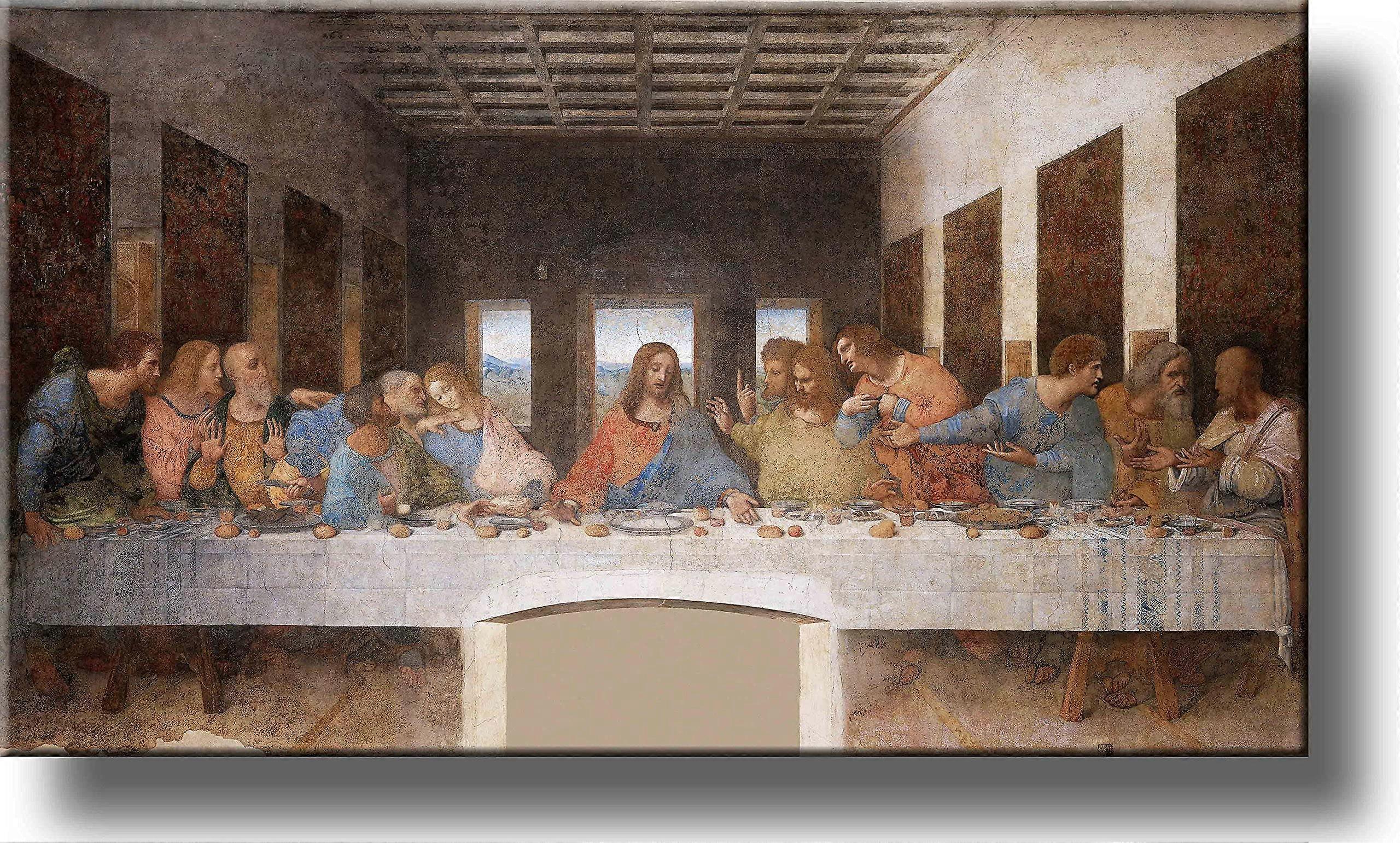 Paint by Numbers for Adults The Last Supper Canvas Kit by Da Vinci 16x20 Inch Unframed Art Painting Set