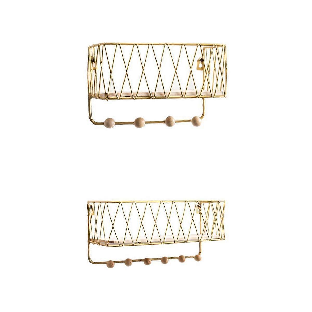 2 Mail Rack Entryway Hooks Coat Mail Organizer for Hallway