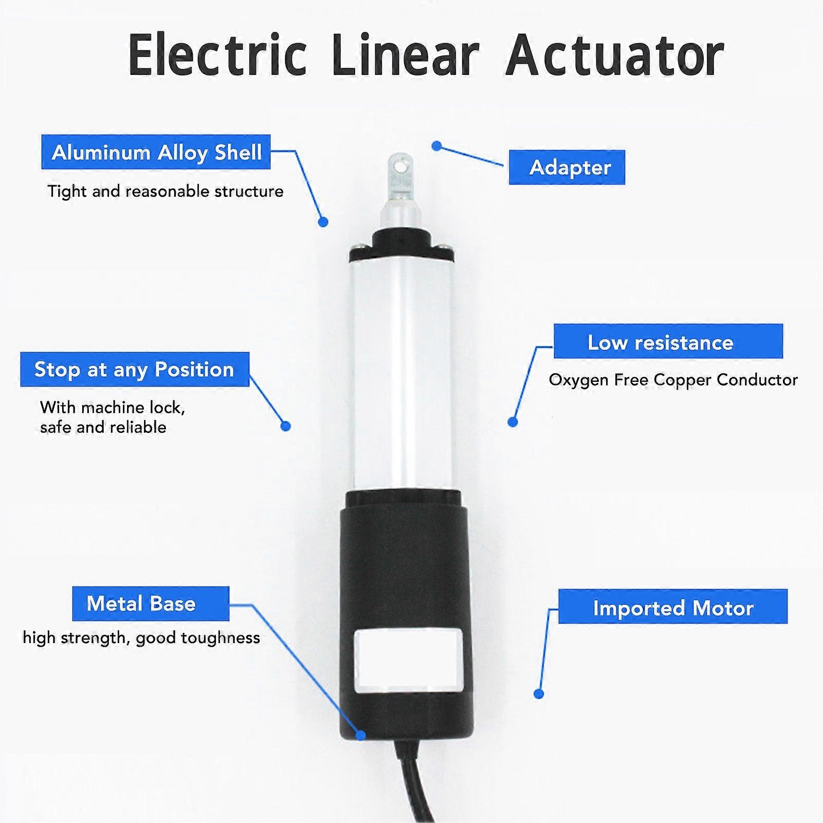 2025 Latest Model Electric Actuator Low Noise Telescopic Type Micro Linear