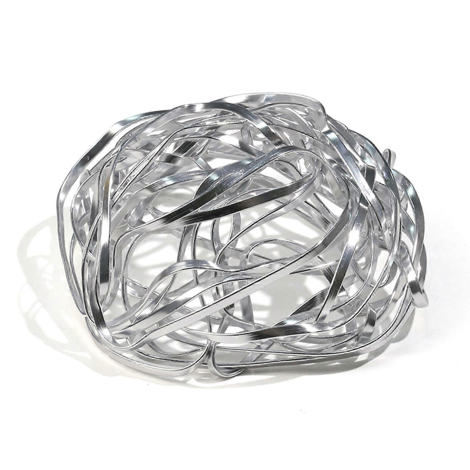Flower Arrangement Fixing Tool Bird Nest Flower Branch Fix Mesh Grid Divider for Home Flower Branches Easy Modeling silver