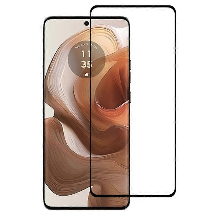 Compatible For Motorola Edge 50 Ultra 5G / Moto X50 Ultra 5G Full Coverage Screen Protector 3D Curved Edge Tempered Glass Film Sid