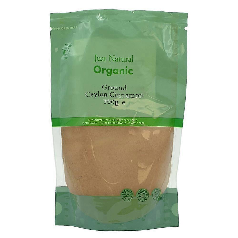 Just Natural Herbs Organic Ground Ceylon Cinnamon 200g