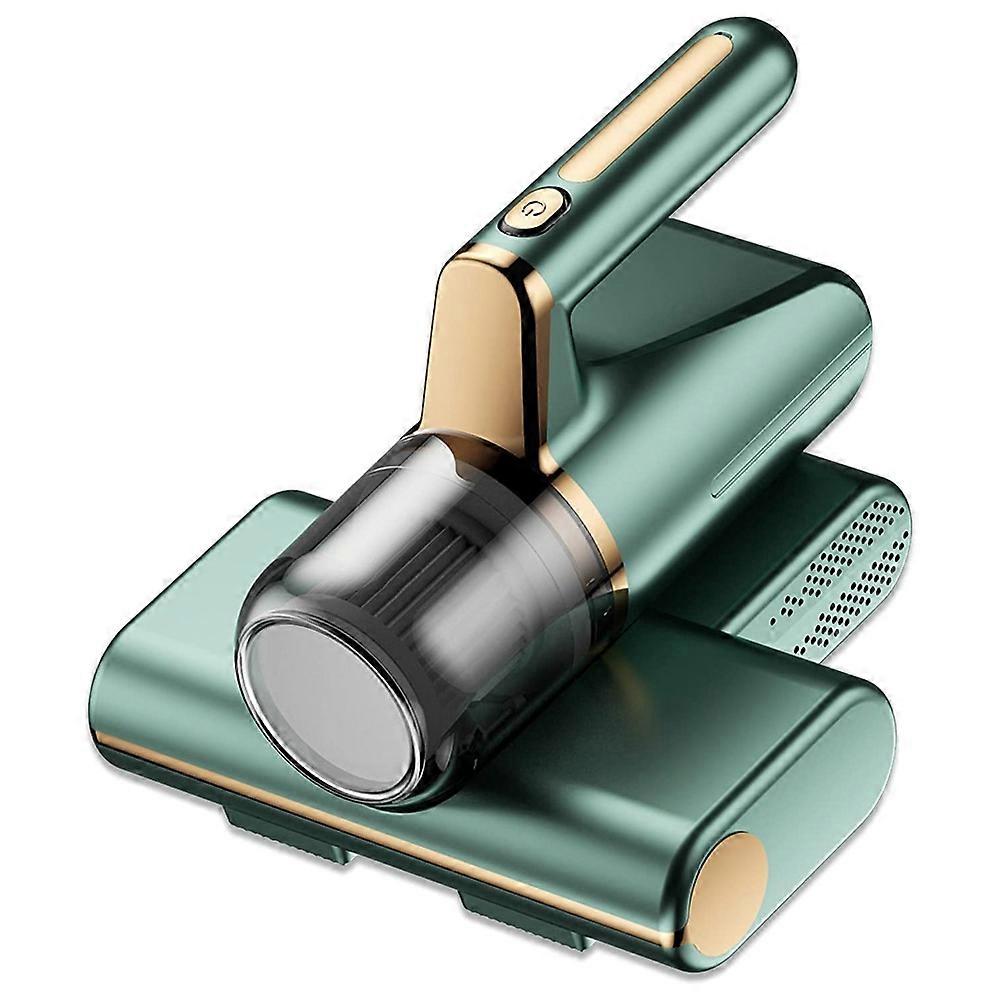 Mites Hand Vacuum Cleaner,Mite Sucker with UV-C Light,Mite Vacuum Cleaner,Mite Vacuum for Mattresses,Sofa,Carpets Green
