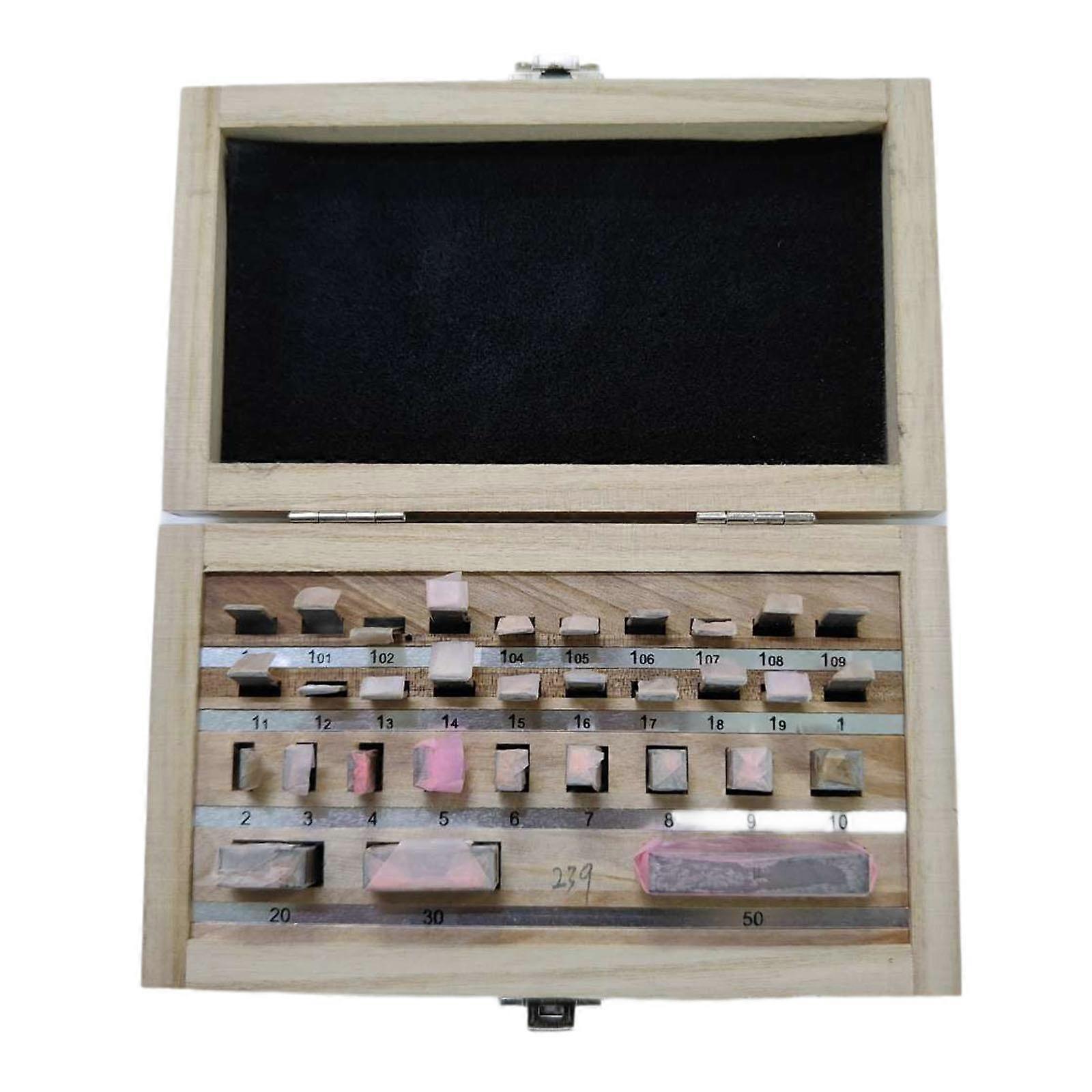 32Pcs Hochpräzises Mikrometer Inspektion Messblock Set Winkel Kalibrierung