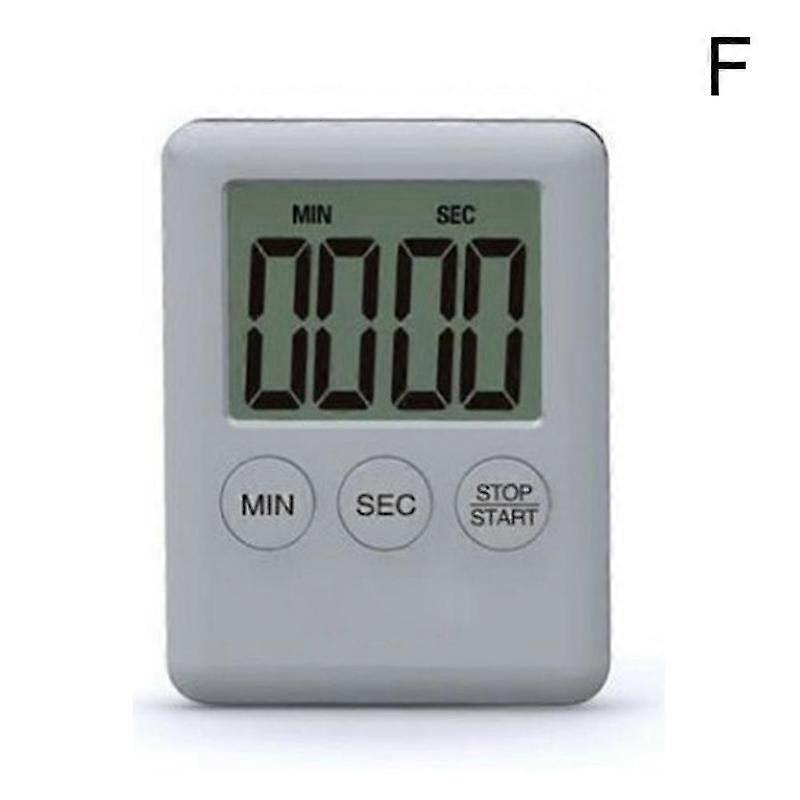 Magnetic LCD Kitchen Timer Large Screen 99 Minute Countdown Digital Cooking Alarm Clock
