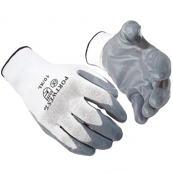 Portwest Flexo Grip Nitrile Gloves (A310) / Safetywear / Workwear (Pack of 2)