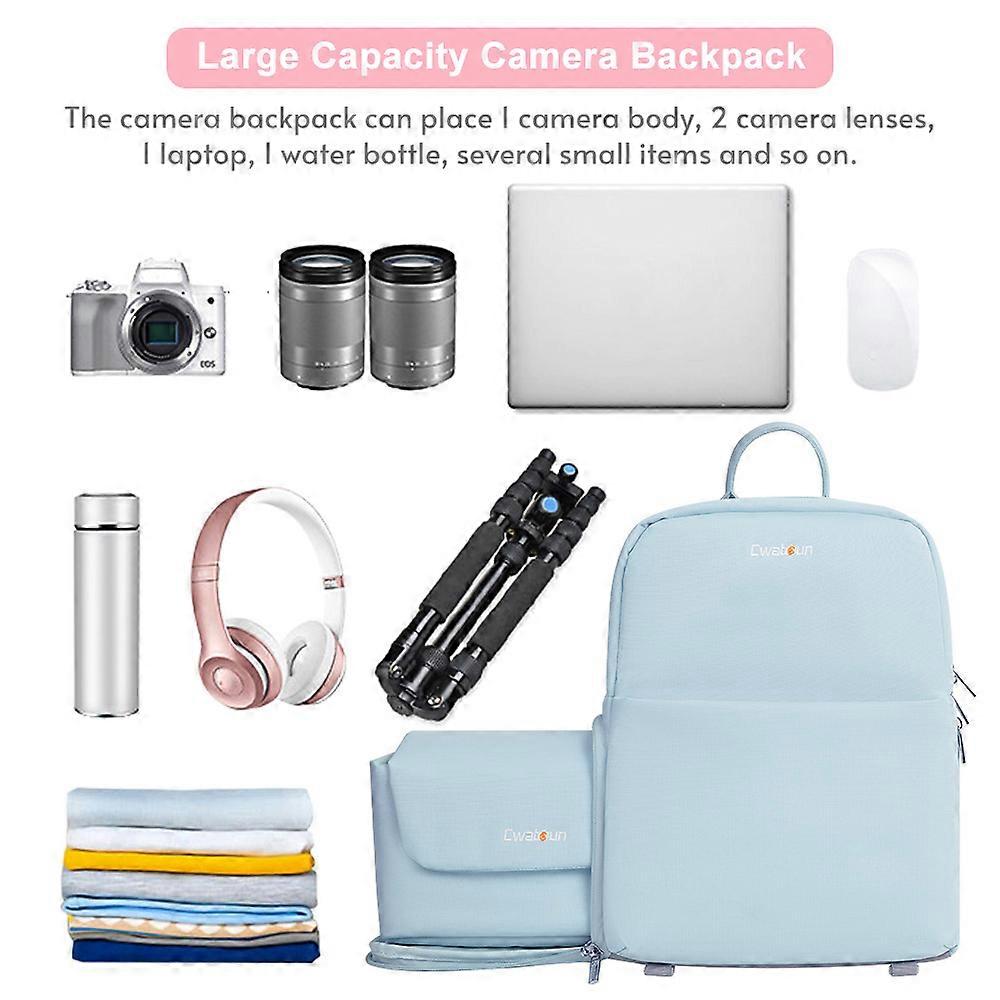 Waterproof DSLR Camera Backpack for Photographers - Large Capacity, Laptop, Tripod Holder