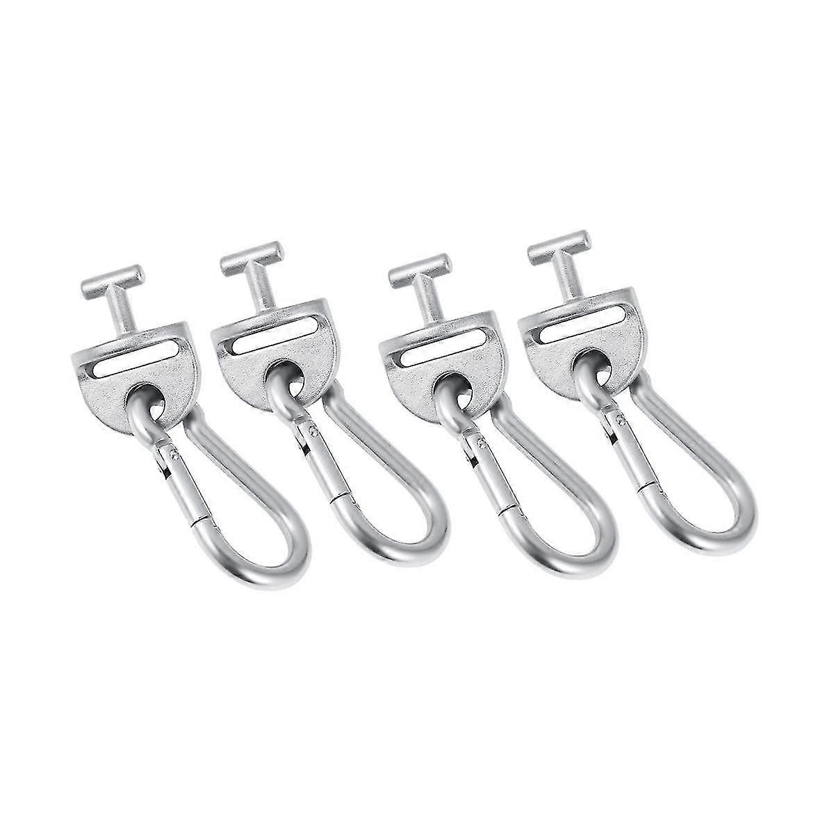 4pcs t lock adapter with snap hooks, accessories adapter for gym cable machine & shelf p
