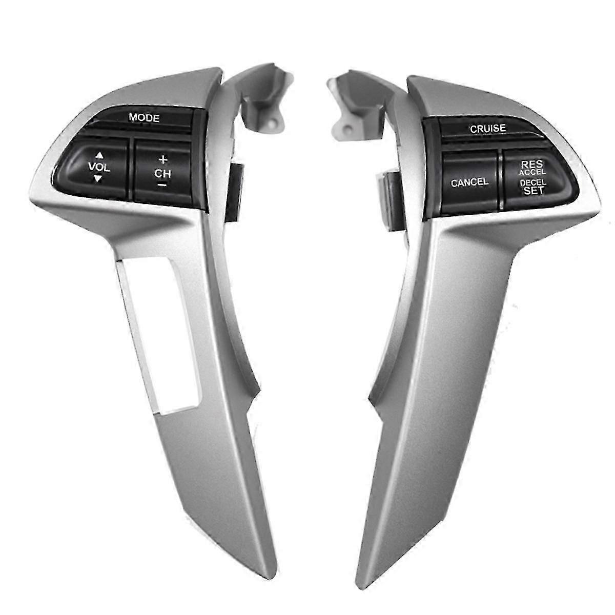 Car Steering Wheel Cruise Control Button Volume Adjustment Switch with Hole Frame for Accord 2008-2