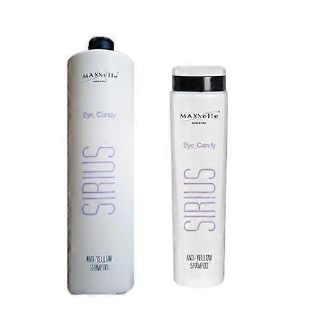 Promo Set Sirius Treating Anti-yellow Shampoo 1000 Ml +maxxelle Sirius Anti-yellow Shampoo 250ml