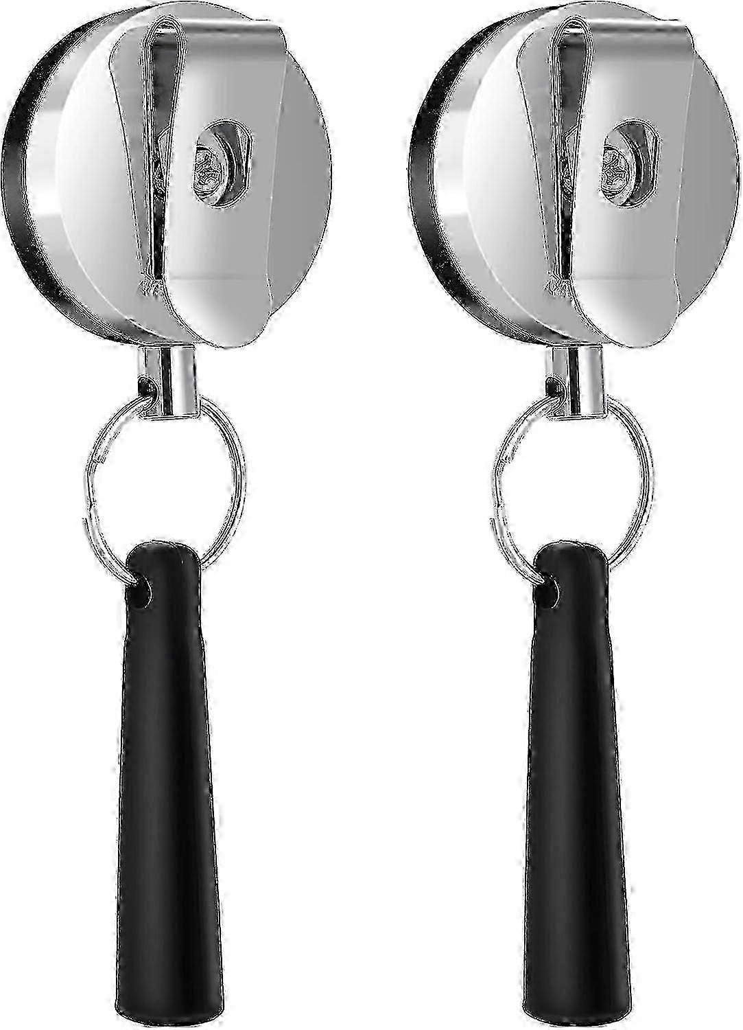 2 PCS ヘビーデューティー格納式ペンシルホルダー、マーカー用ストレッチシリコングリップ、カーペンターペンシル