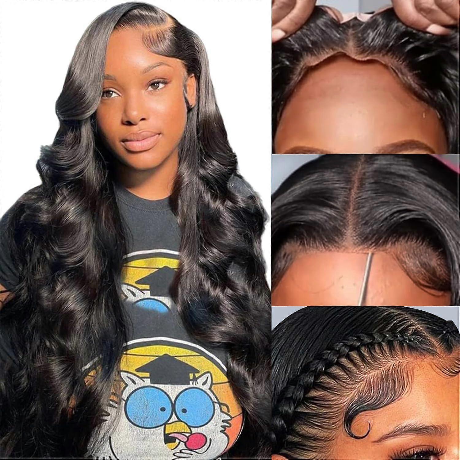 Wear and Go Glueless Wigs Human Hair 13x4 HD Lace Closure Body Wave 30inch