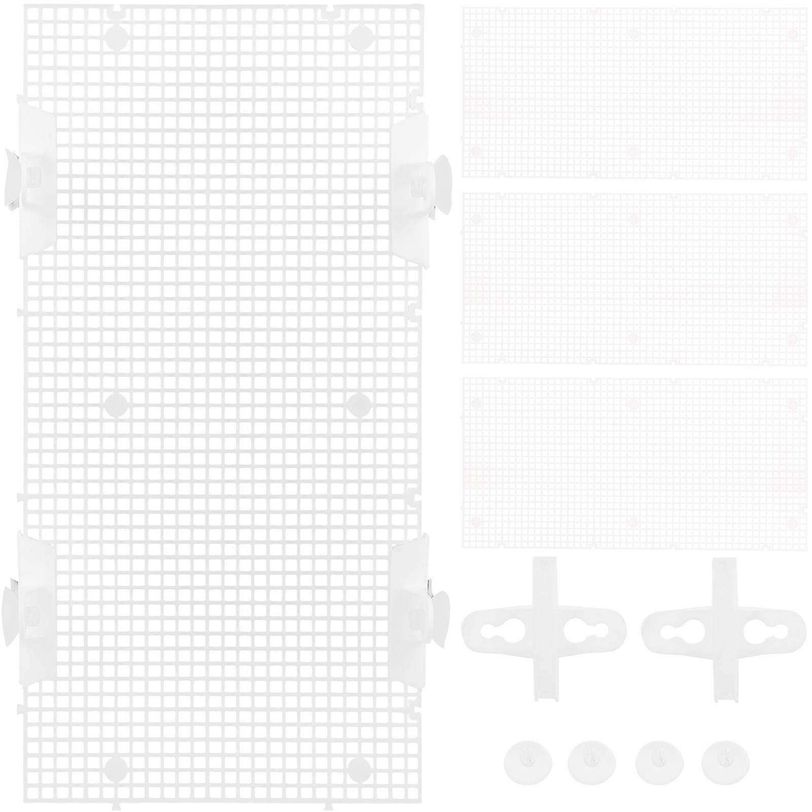 Aquarium Divider Tray Grid with Suction Cups – Fish Tank Separator for Breeding Tanks, Durable & Reliable Fish Isolation Plate