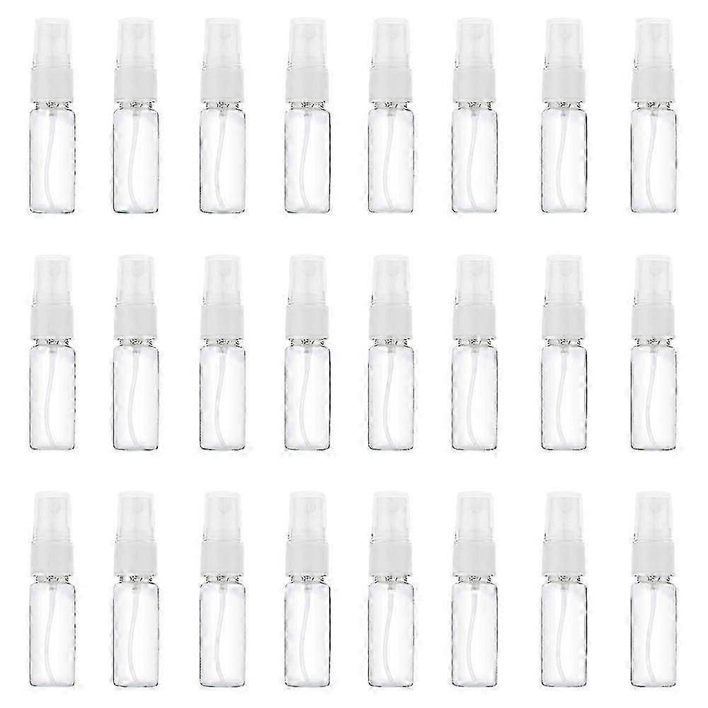 24pcs 20ml Transparent Empty Spray Bottles Portable Refillable Fine Mist Sprayer Bottles