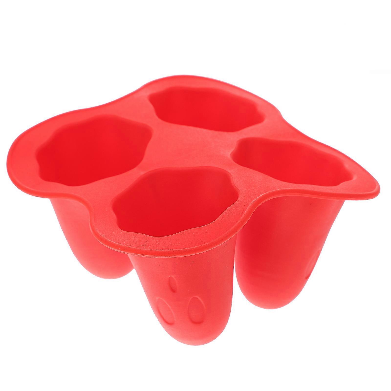 Red Glass Mold for Lattice Ice Shooter Glasses Perfect for Home Bartending Parties