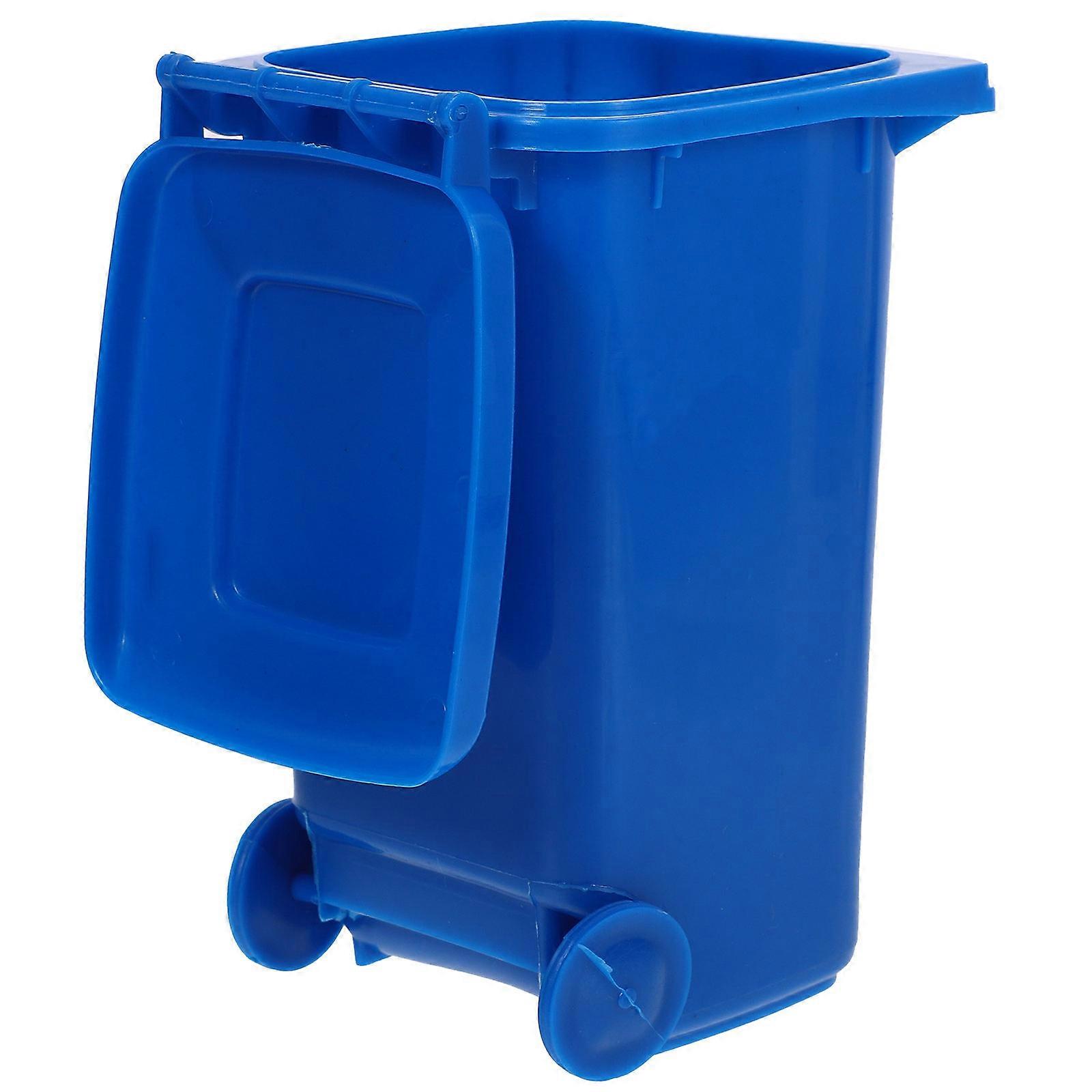 Mini Countertop Trash Can Tabletop Garbage Bin Daily Life PP Material Garbage Storage 1Pcs