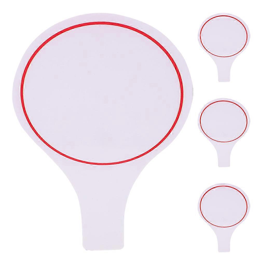 Scoring Board Single-Sided Scoreboard For Sports Events Referees Dry Erase Red