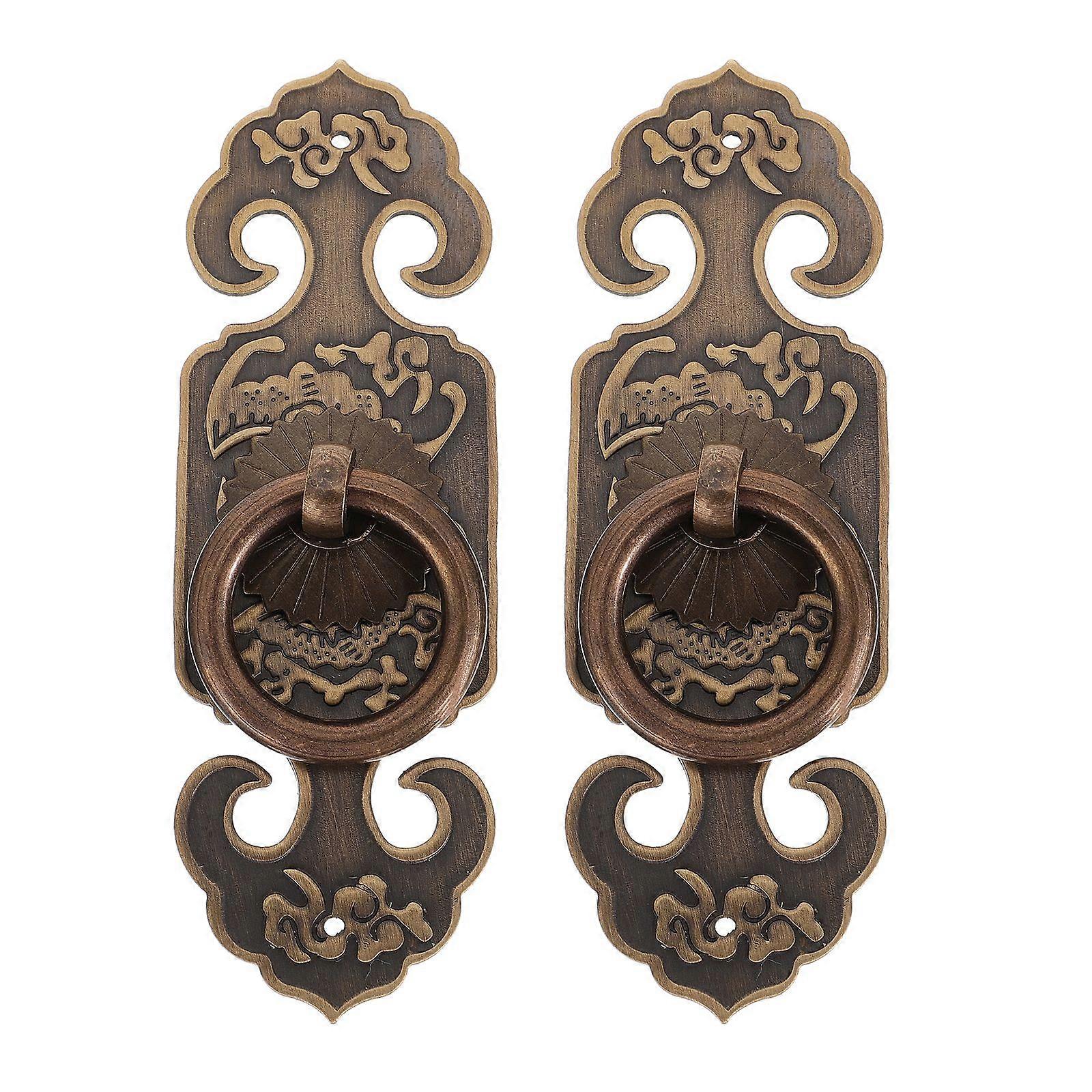 2pcs Antique Style Cabinet Drawer Handle Door Pull Handle Wardrobe Handle