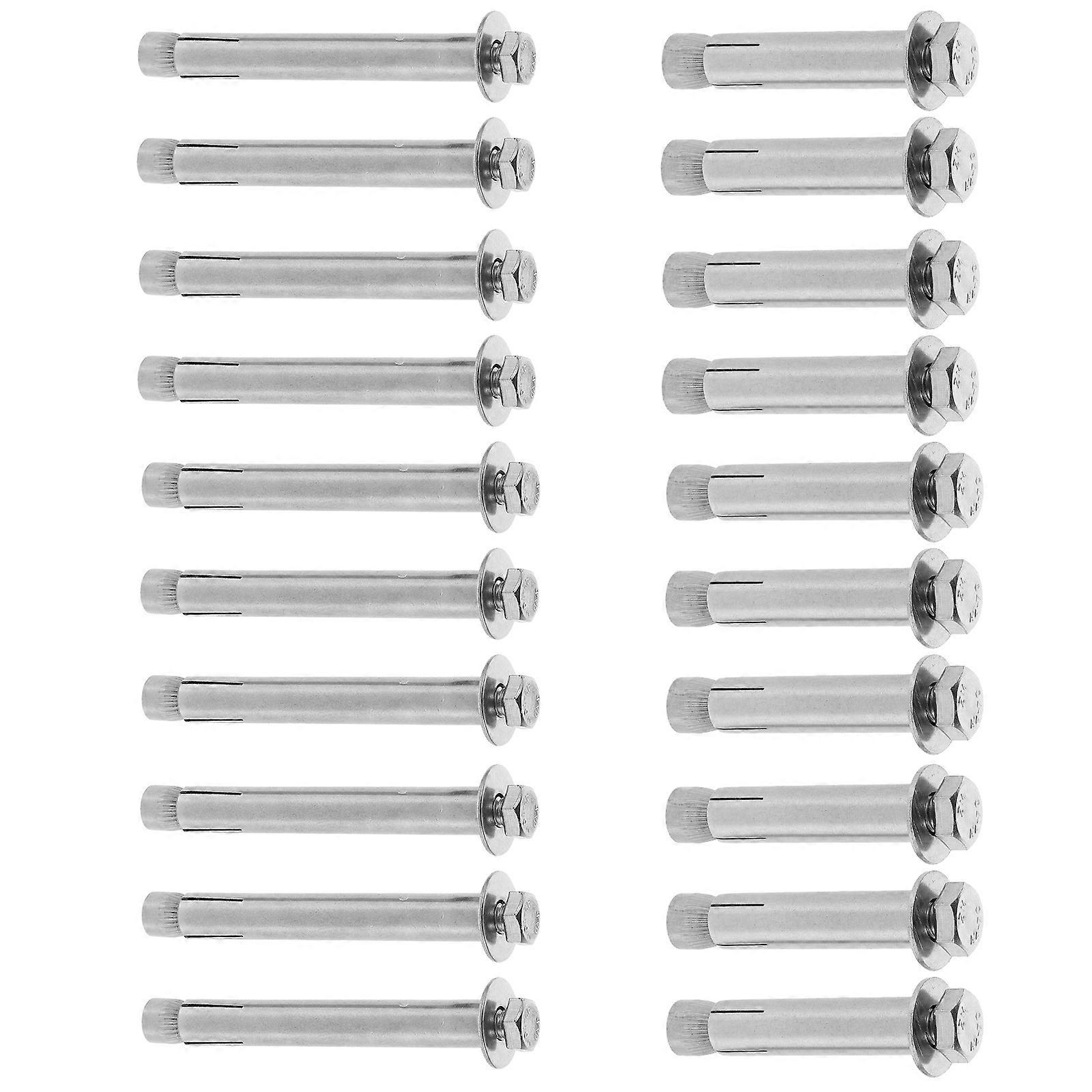 Expansion Bolts Heavy Duty Hexagon Socket Fastening Construction Projects M6x80mm 20Pcs
