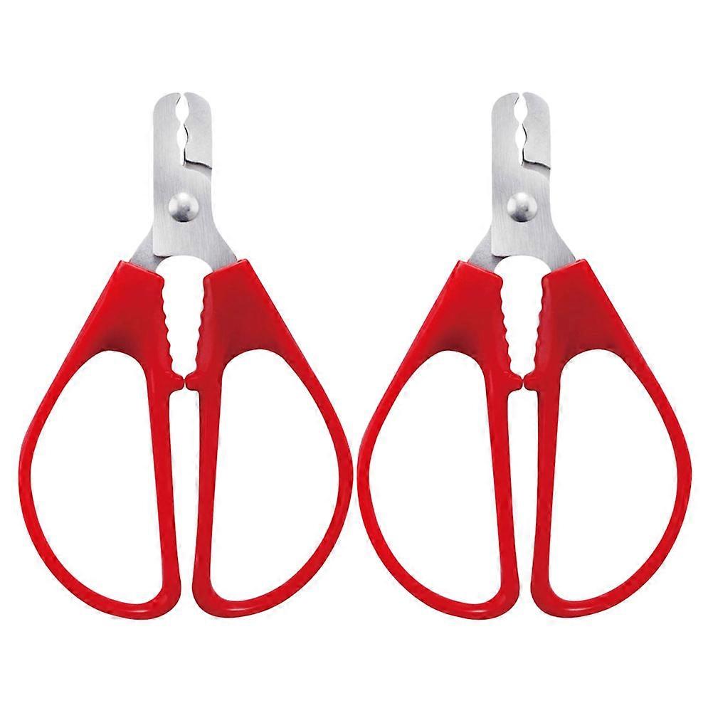 Nut Cracker Chestnut Opener Nuts Crackers Travel Plastic Ergonomic Handle Quick Shell Opening 2Set