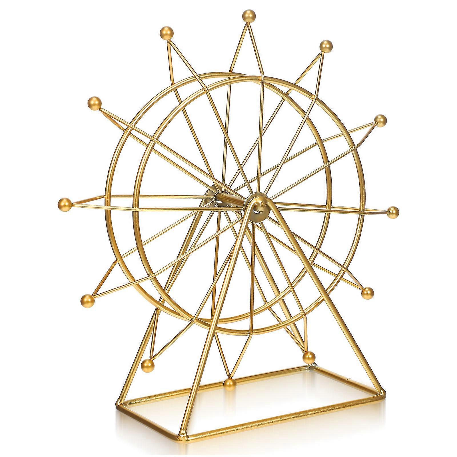 Ferris Wheel Model Decoration Living Room 23.00X22.00X9.00CM Desktop Ornament 1Pack