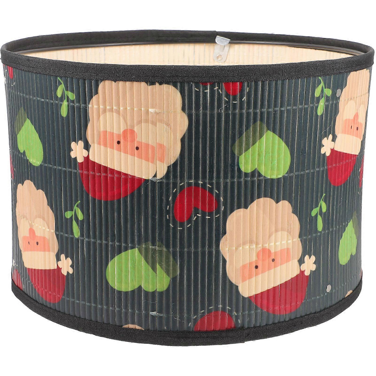 Vintage Style Lamp Shade Christmas Decoration 30x30cm UV Printing 1Pack