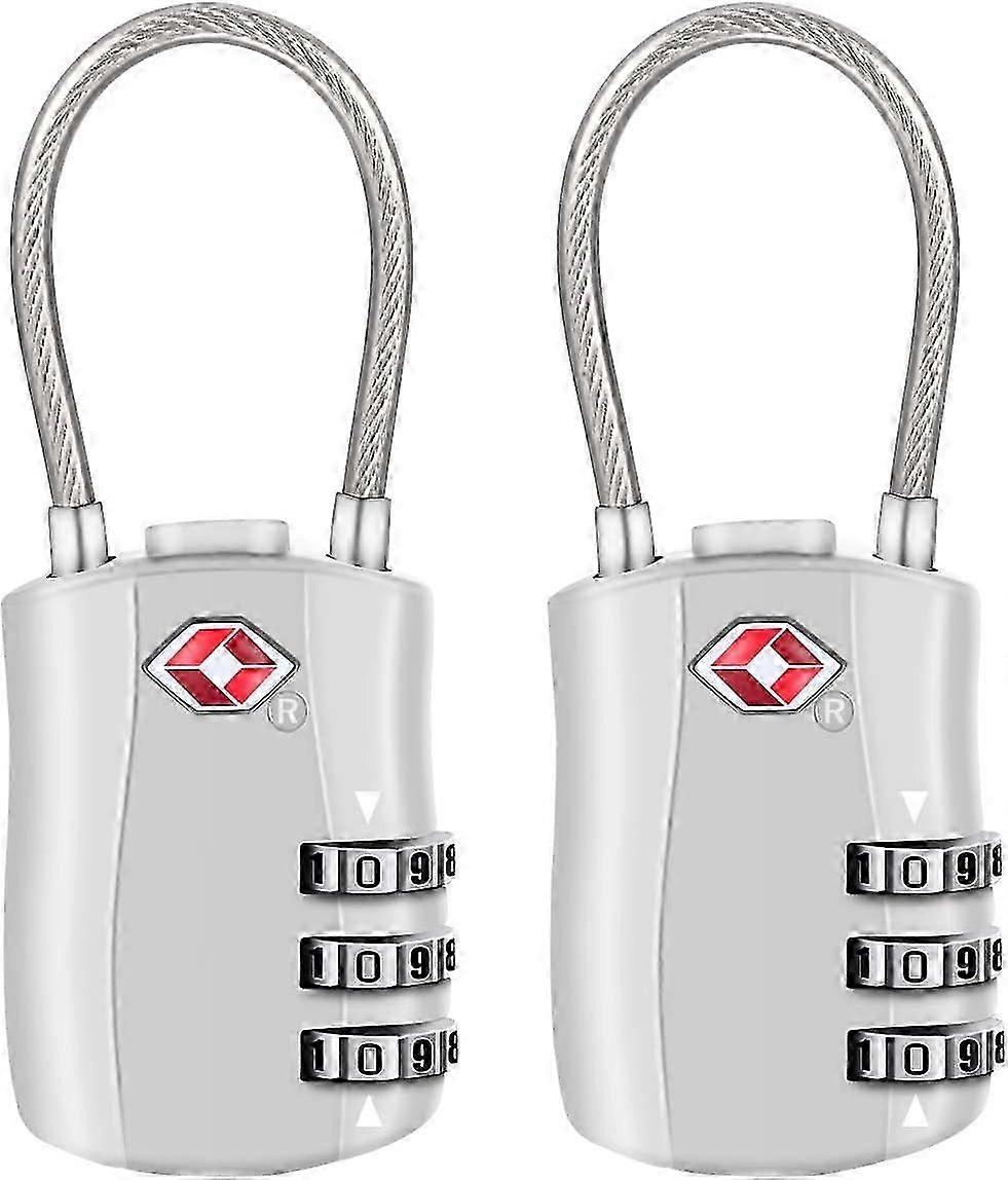2pcs luggage lock 3 digit security padlock combination padlock luggage bag combination lock