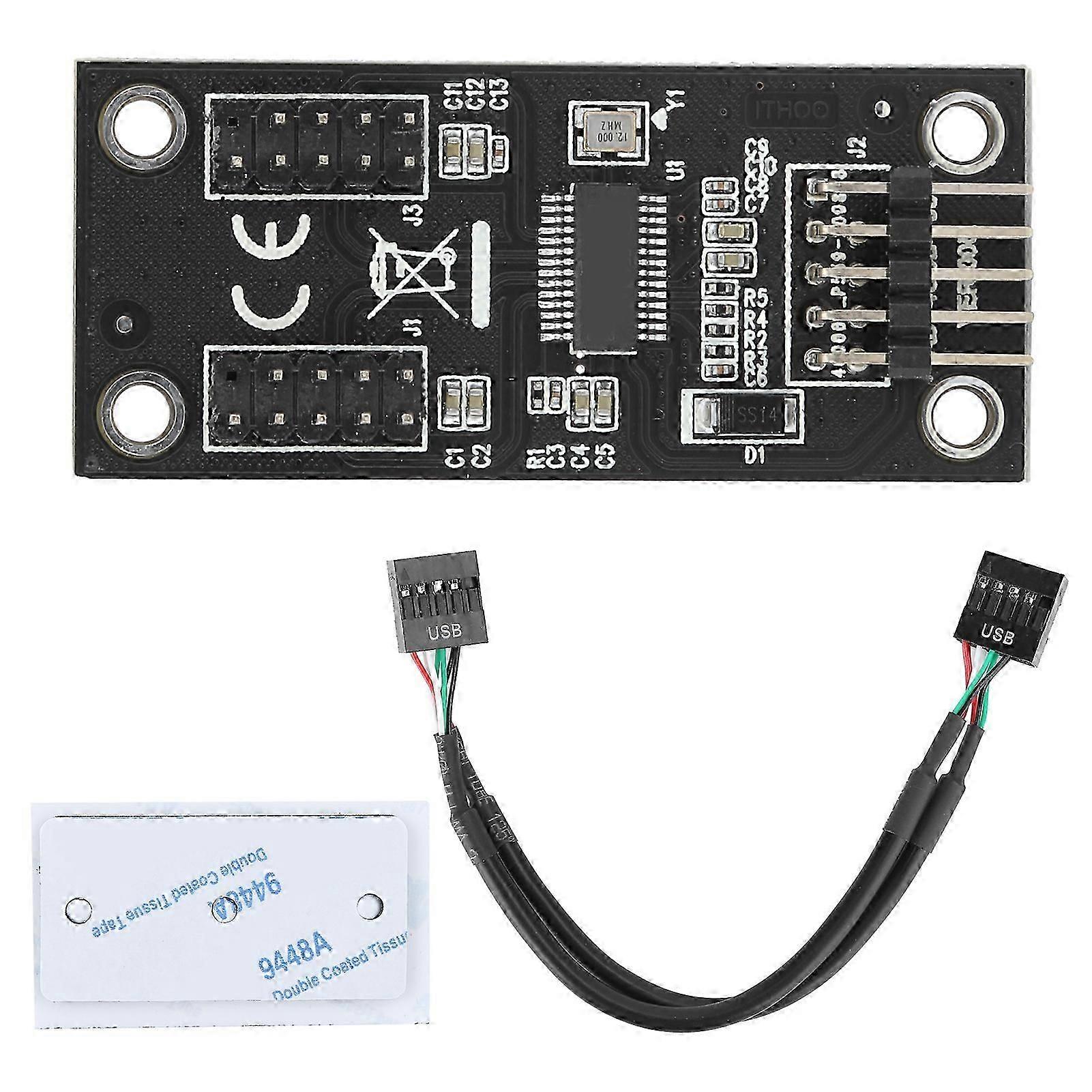 USB 2.0 9PIN Main Board Motherboard Expand Hub Computer Accessory for WIN2000/WinXP/2003