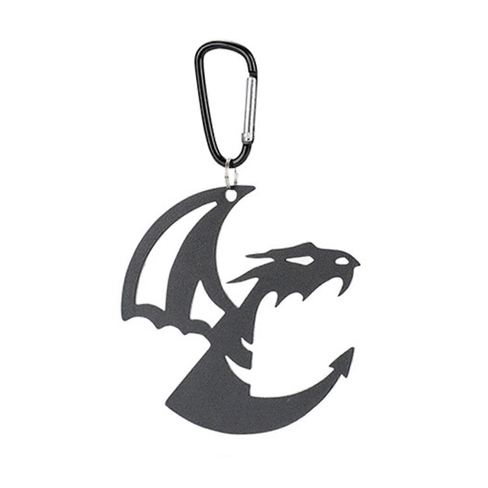 Iron Hook With Rust-Resistant Coating Dragon Pattern Hook Wind-Resistant Outdoor Hook For Garden Balconies And Verandas