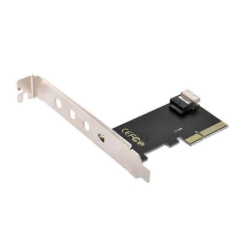 PCIE 4X إلى SFF8654 Slimline NVME PCIE SSD محول محول مع حامل