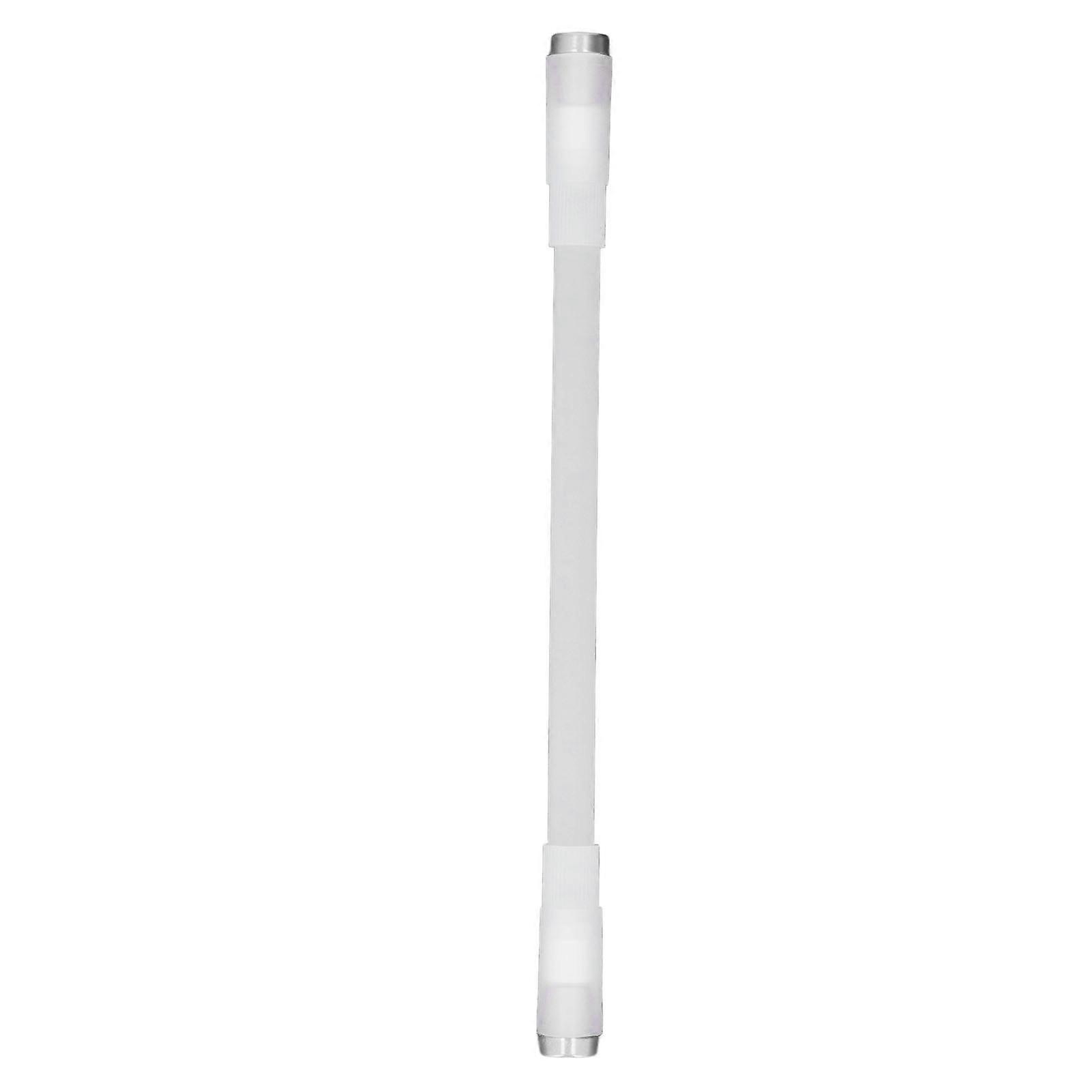 Rolling Finger Spinning Pen, LED Flashlight, Stress Relief, Brain Training, Lighted Spinning Pen, Silver