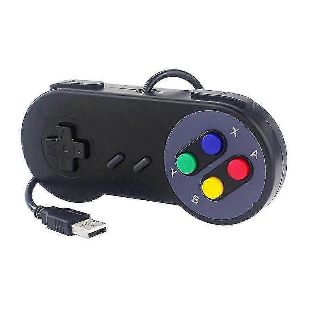 Wired USB Game Controllers for Retro Gaming Joypads, Compatible with SNES Emulators and Suitable for Raspberry Pi Retro USB Controller