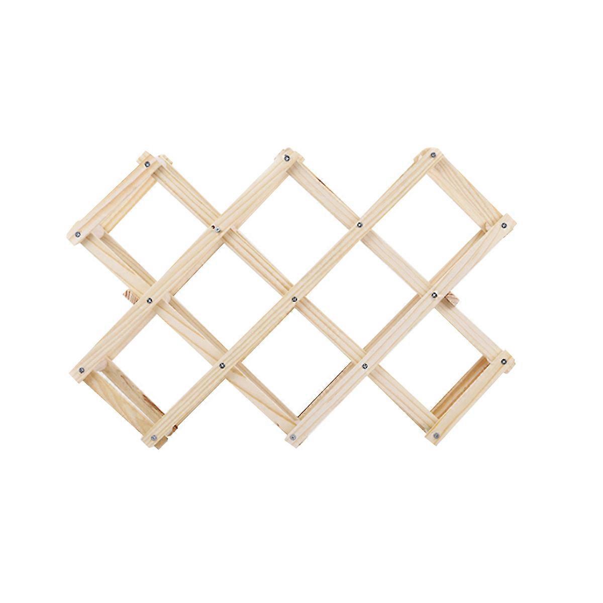 Wood Rack Freestanding Holder for Party Clubs Table Organization 1Set