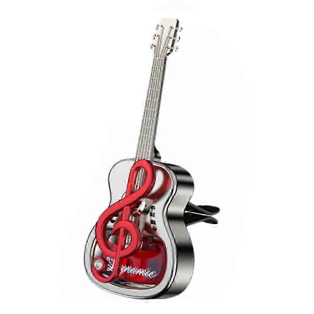 Car Air Freshener Vent Clips,Guitar Shape Aromatherapy Diffuser Rotating